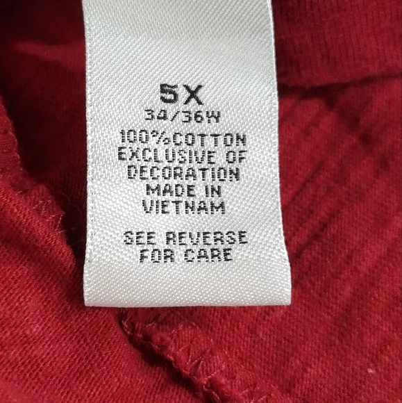 Women's Red Embroidered Top - Picture 7 of 7